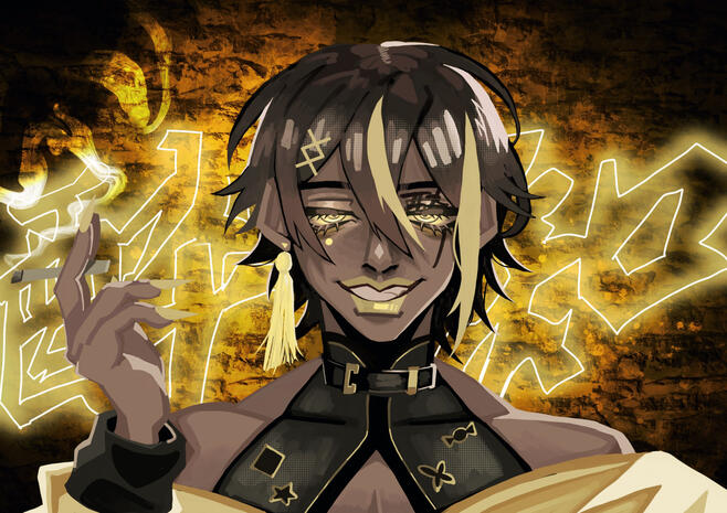 Rui Kamishiro based on the song YODOIRESHIRAZU by Kanaria